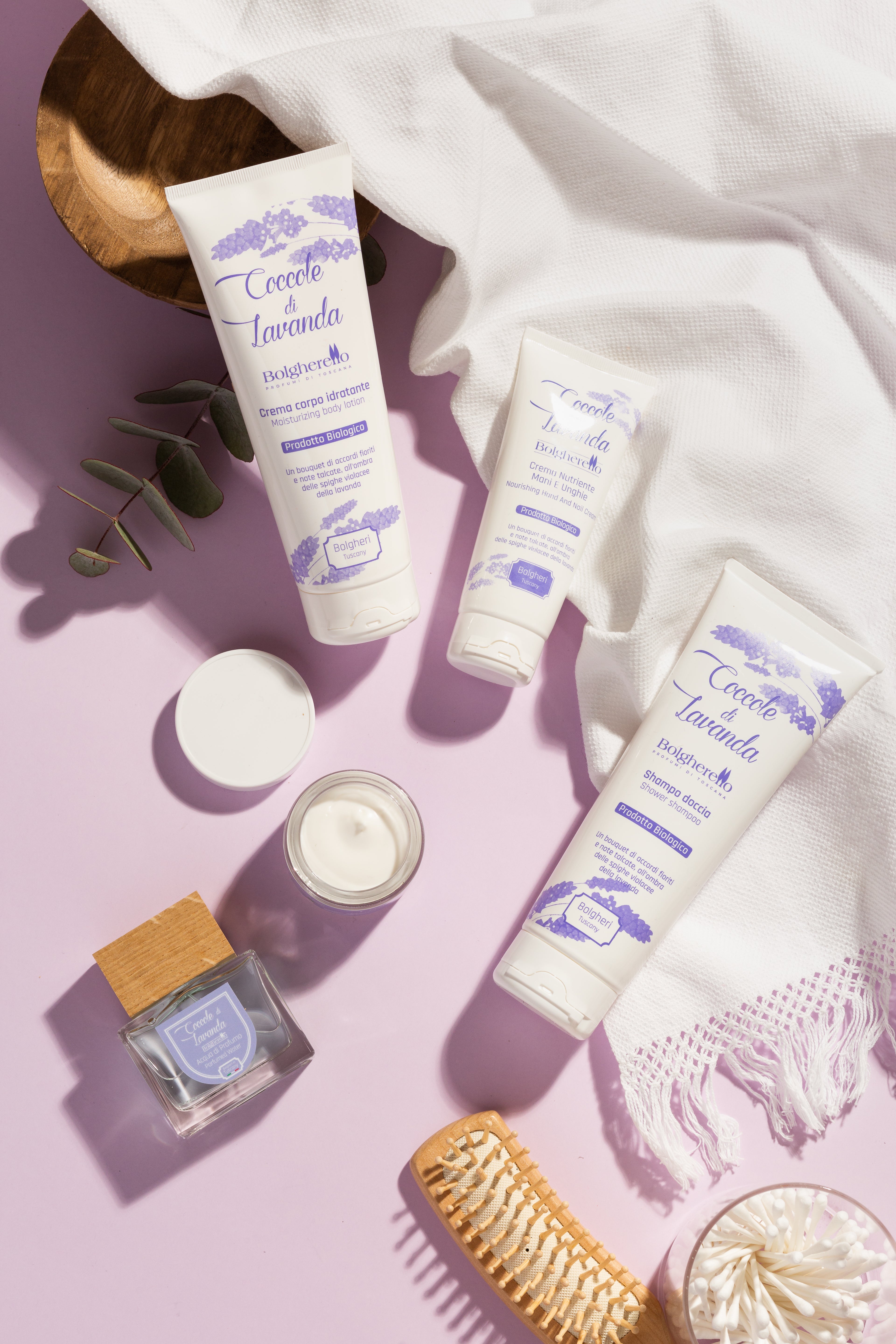 Prodotti della Linea "Coccole di Lavanda" - Bolgherello