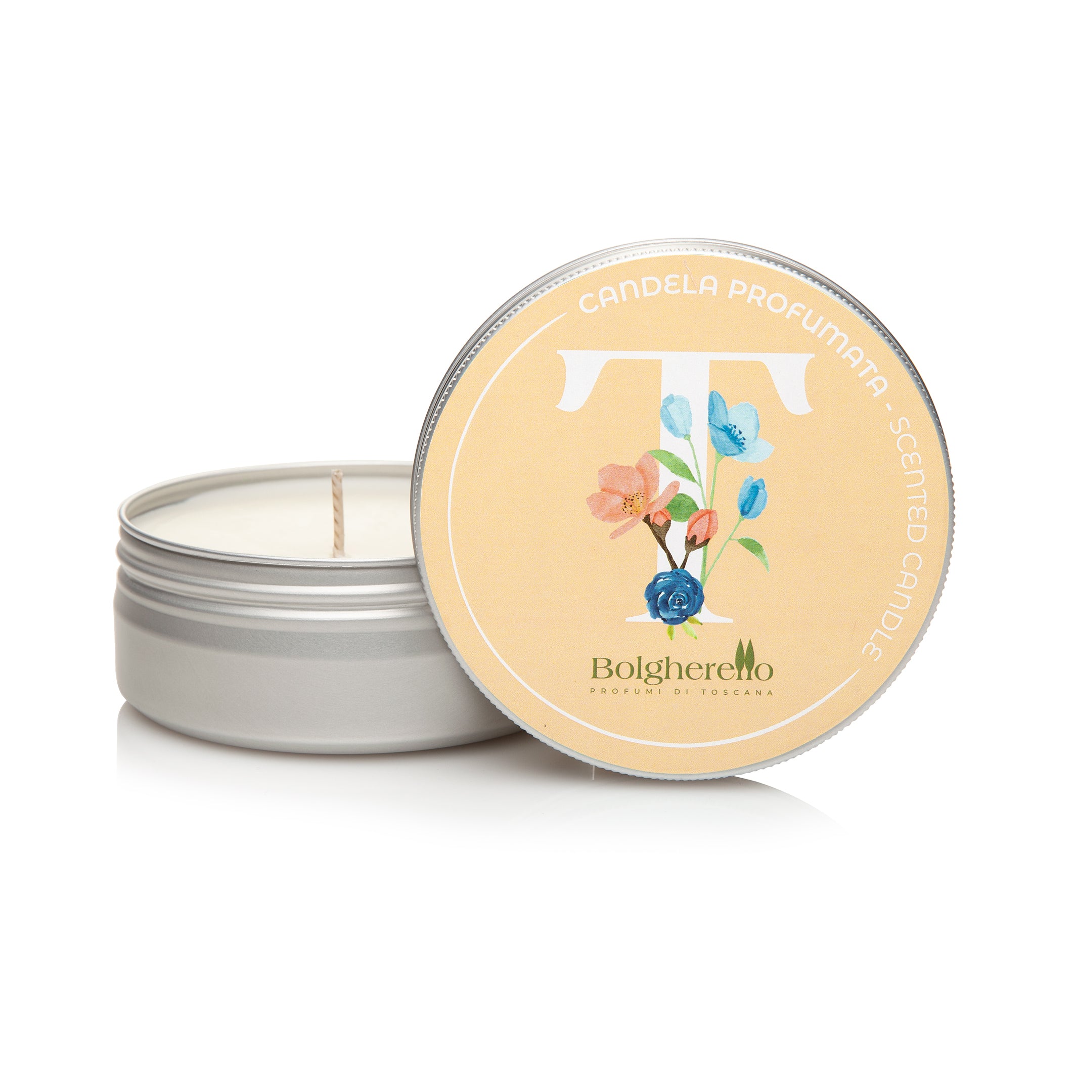 Scented candle - Letter T
