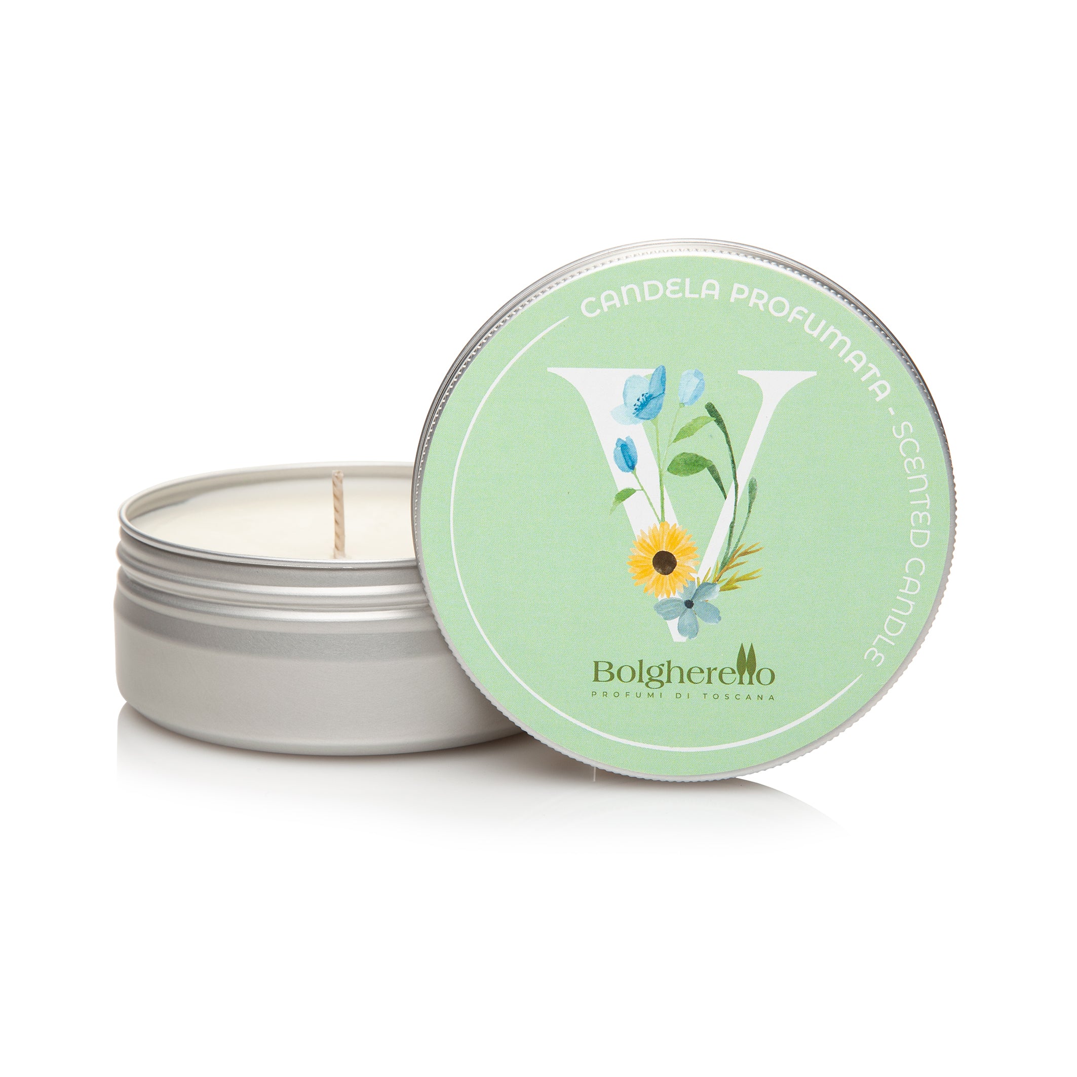 Scented candle - Letter V