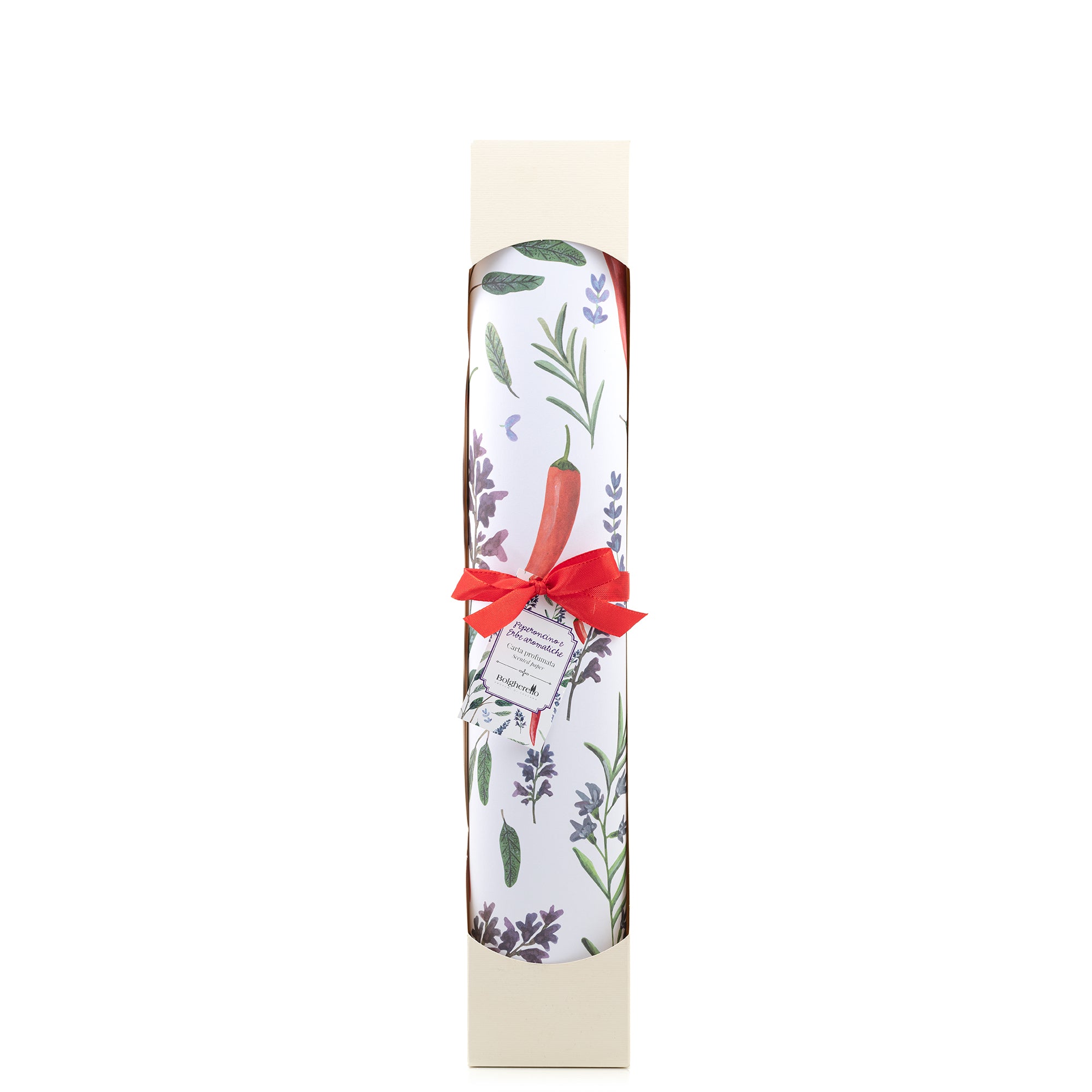 Carta profumata peperoncino e erbe aromatiche