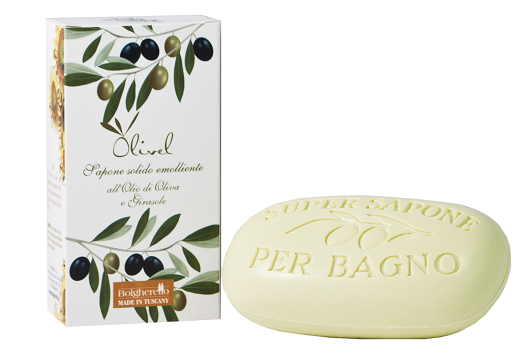 Emollient solid soap
