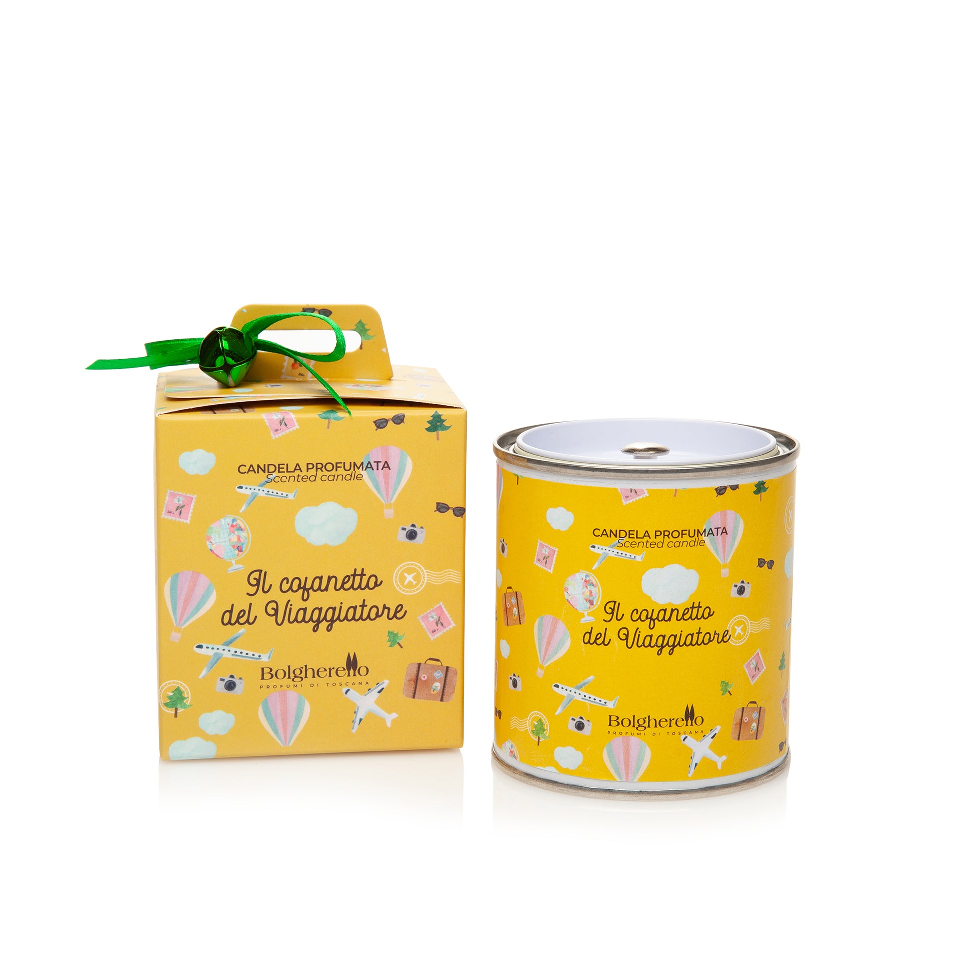 Set di 8 candele profumate fatte a mano con fiori tropicali e