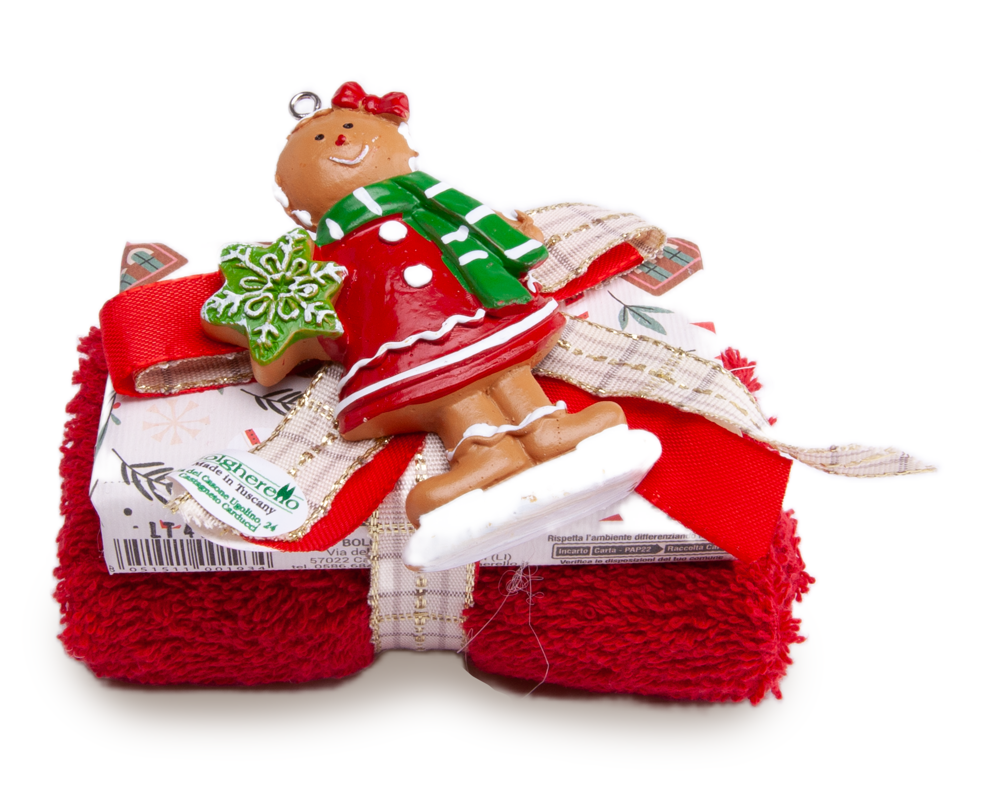 Lavette natalizia Bambina marzapane