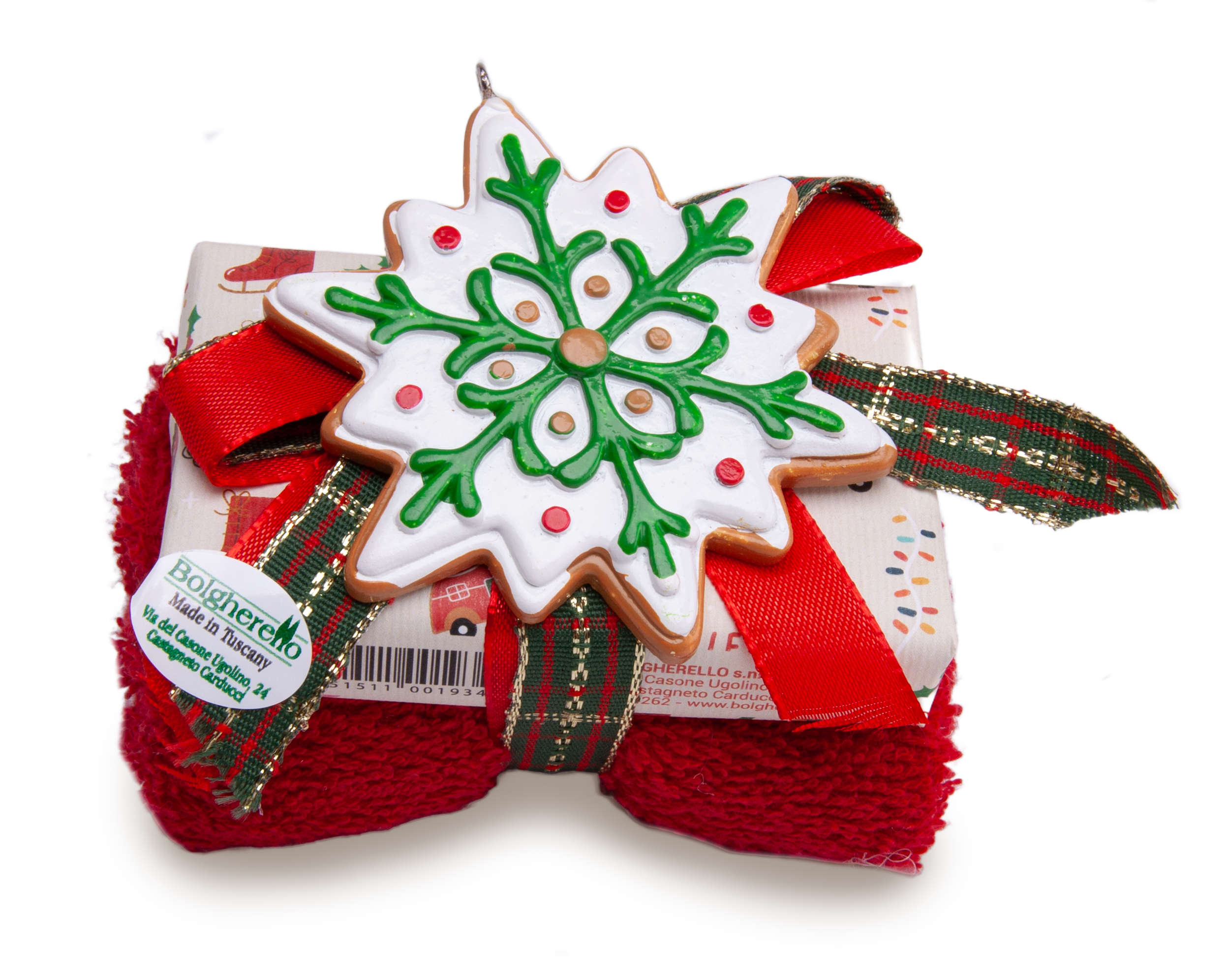 Lavette natalizia fiocco di neve