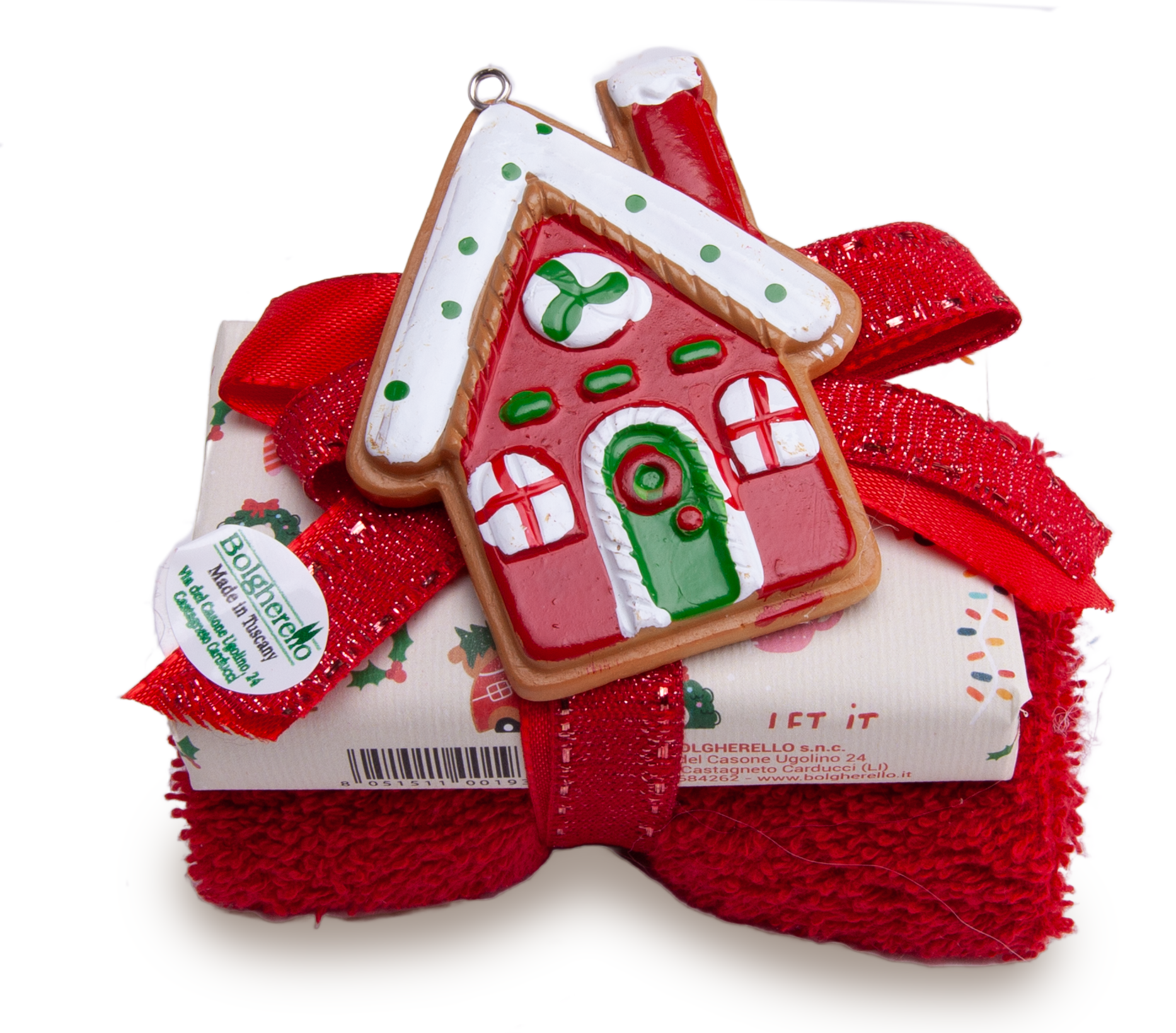 Lavette natalizia casetta