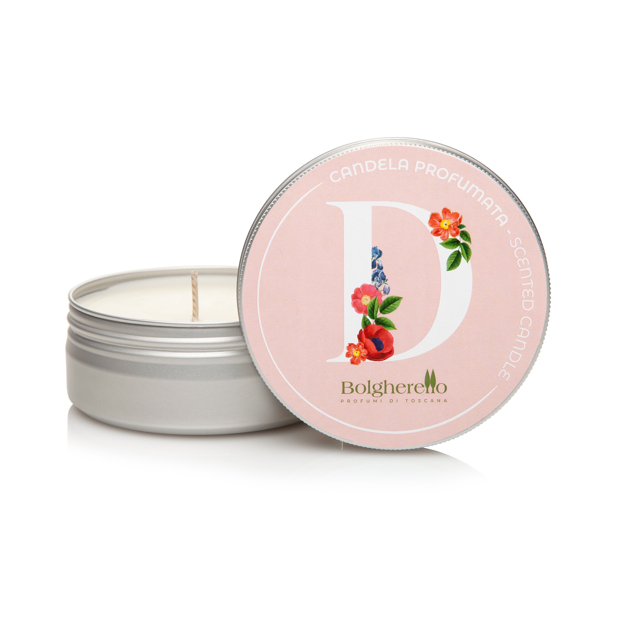 Scented candle - Letter D