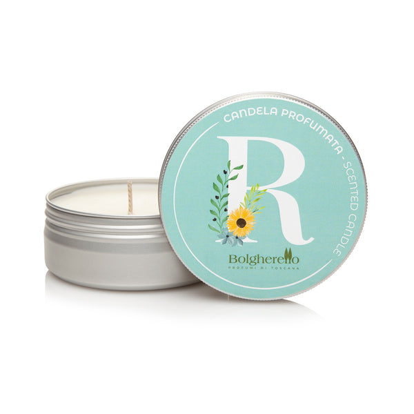 Scented candle - Letter R
