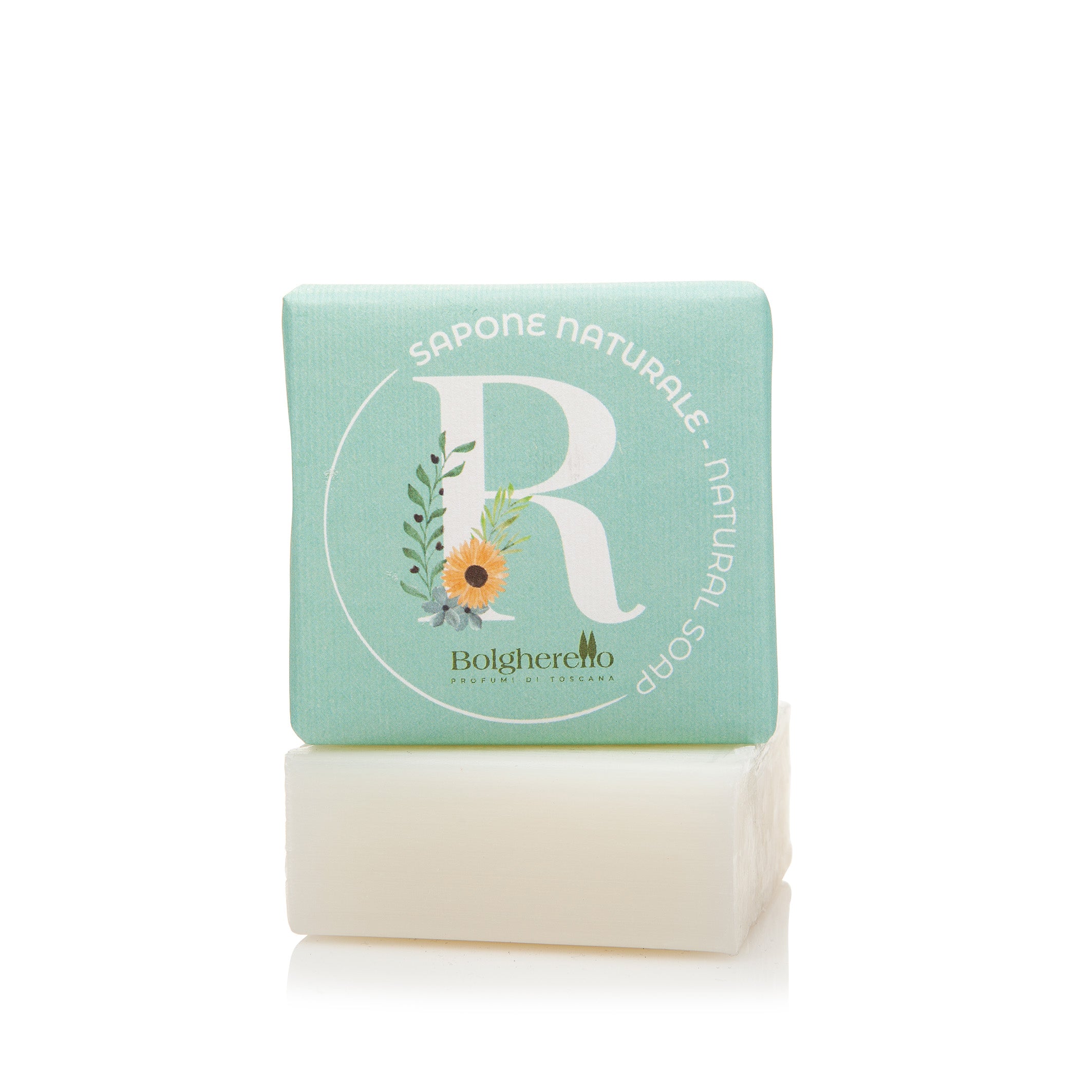 Letter R Saop Letter Natural soap - Letter R – Bolgherello - Profumi di Toscana