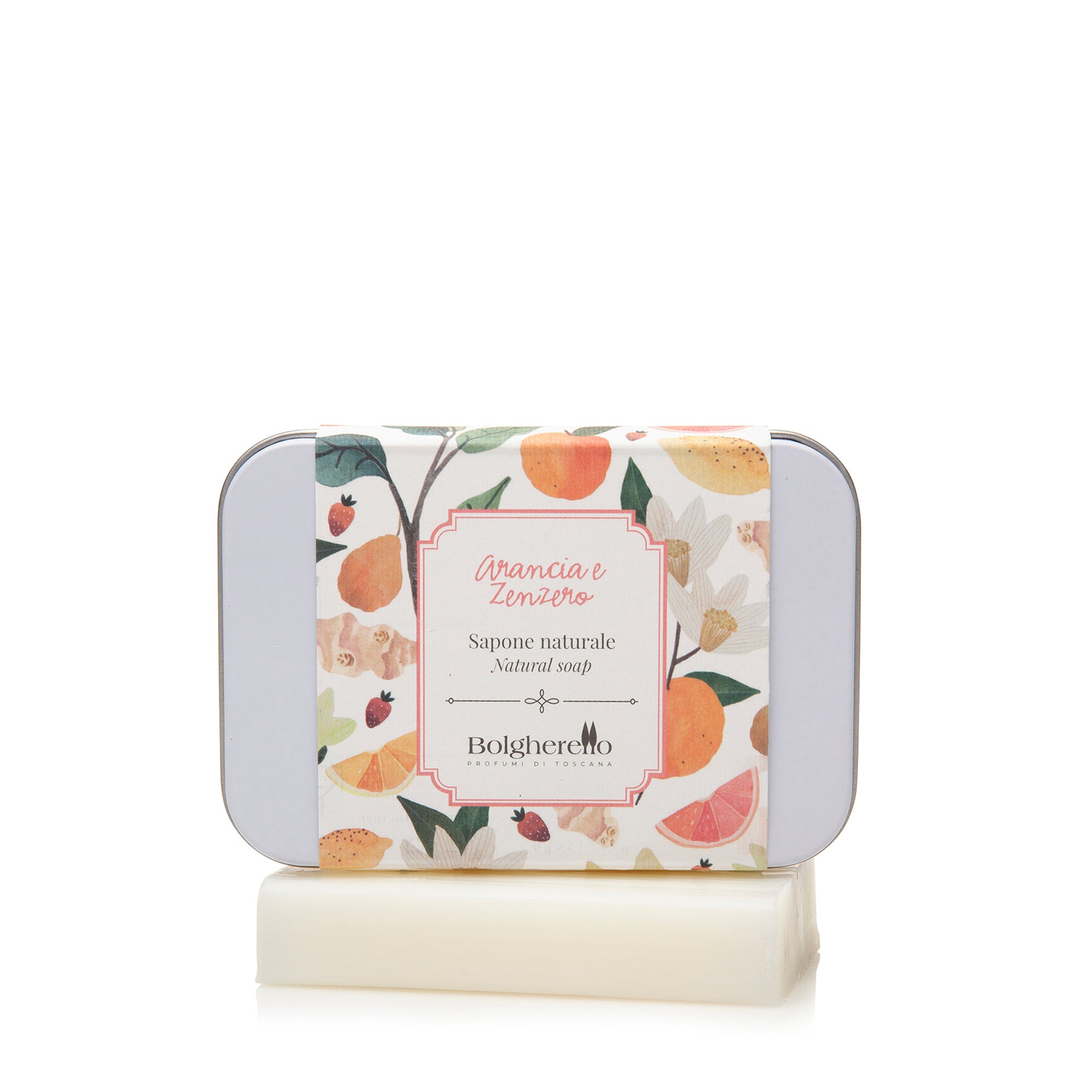 Confezione regalo con sapone naturale arancia e zenzero