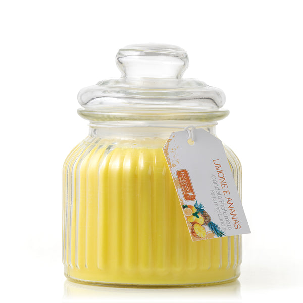 Lemon and Pineapple Scented Candle