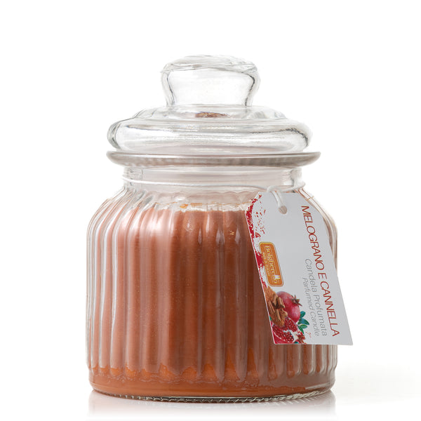Pomegranate and Cinnamon Scented Candle