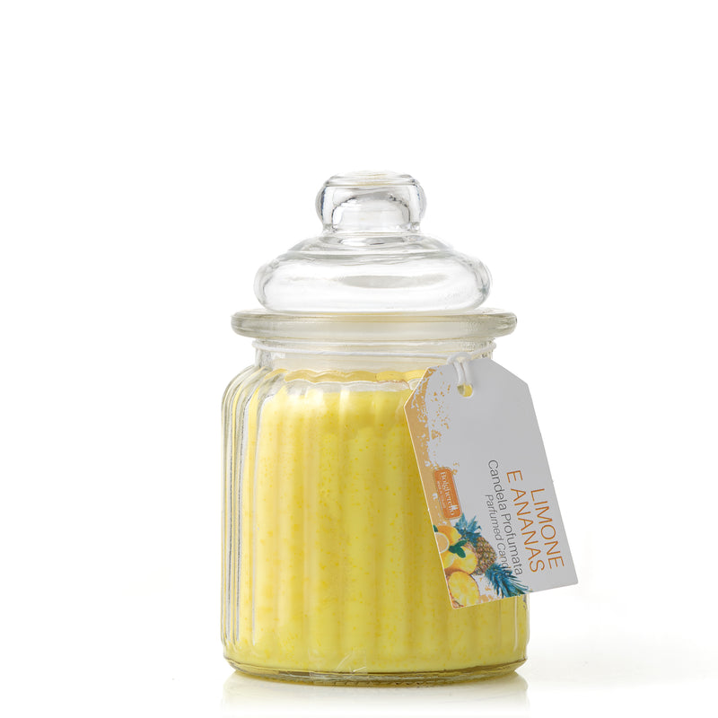 Lemon and Pineapple Scented Candle