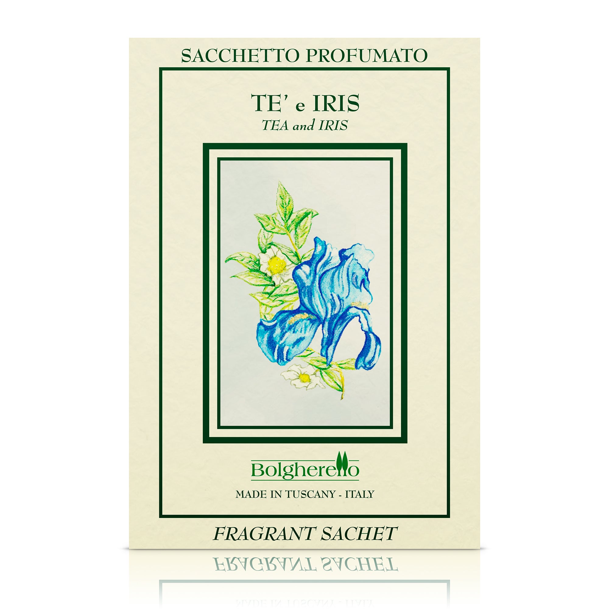 Tea and Iris scented sachet