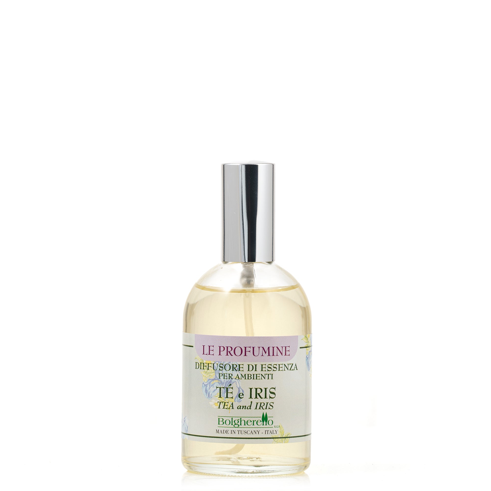 Tea and iris spray