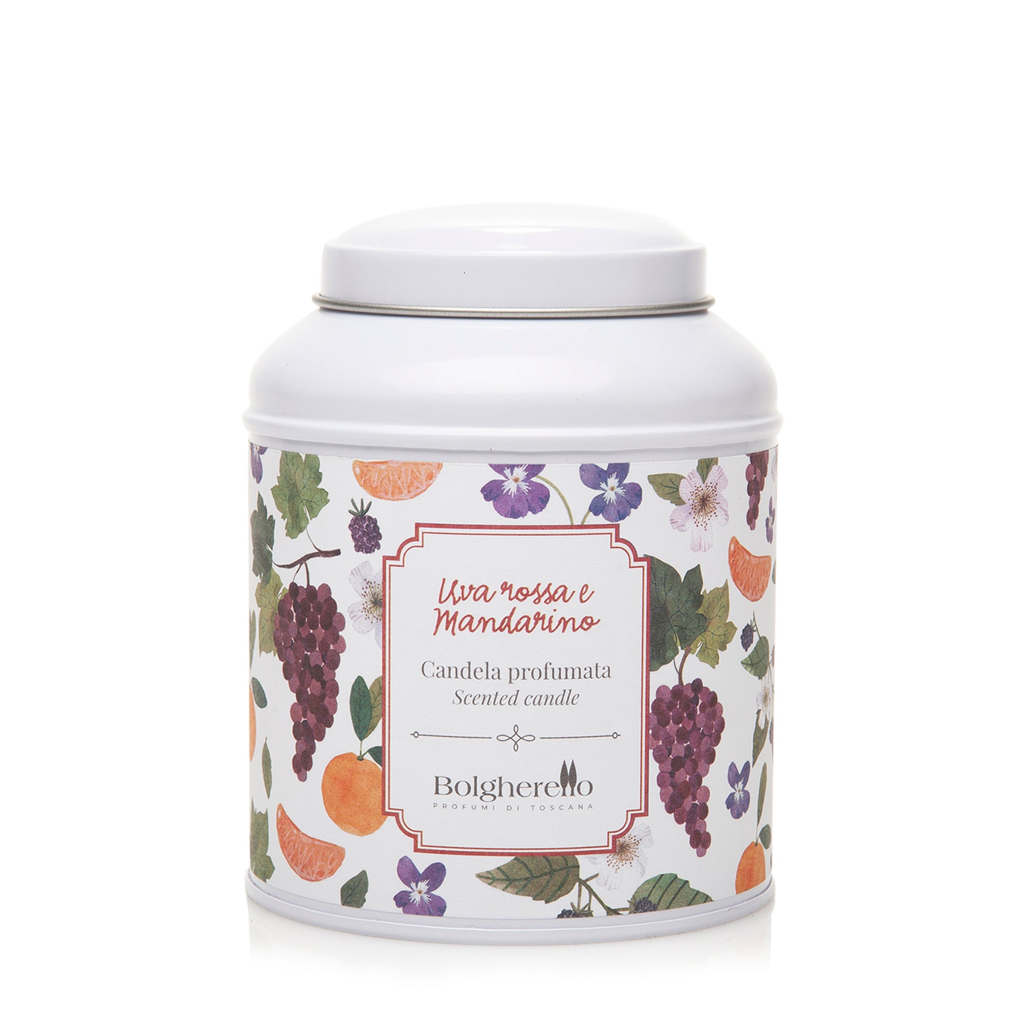 RED GRAPE AND TANGERINE SCENTED CANDLE