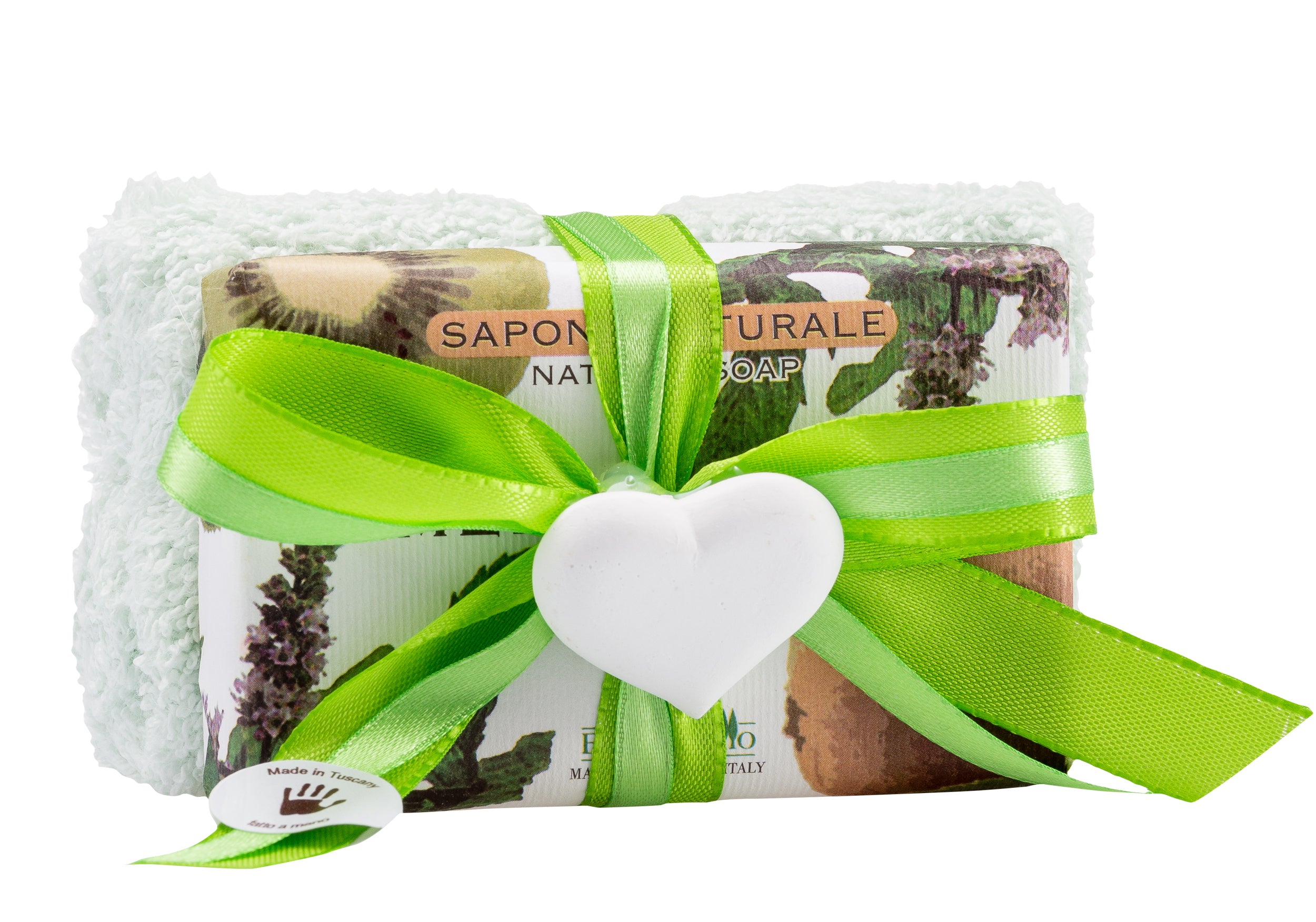 Lavette con sapone Menta e Kiwi